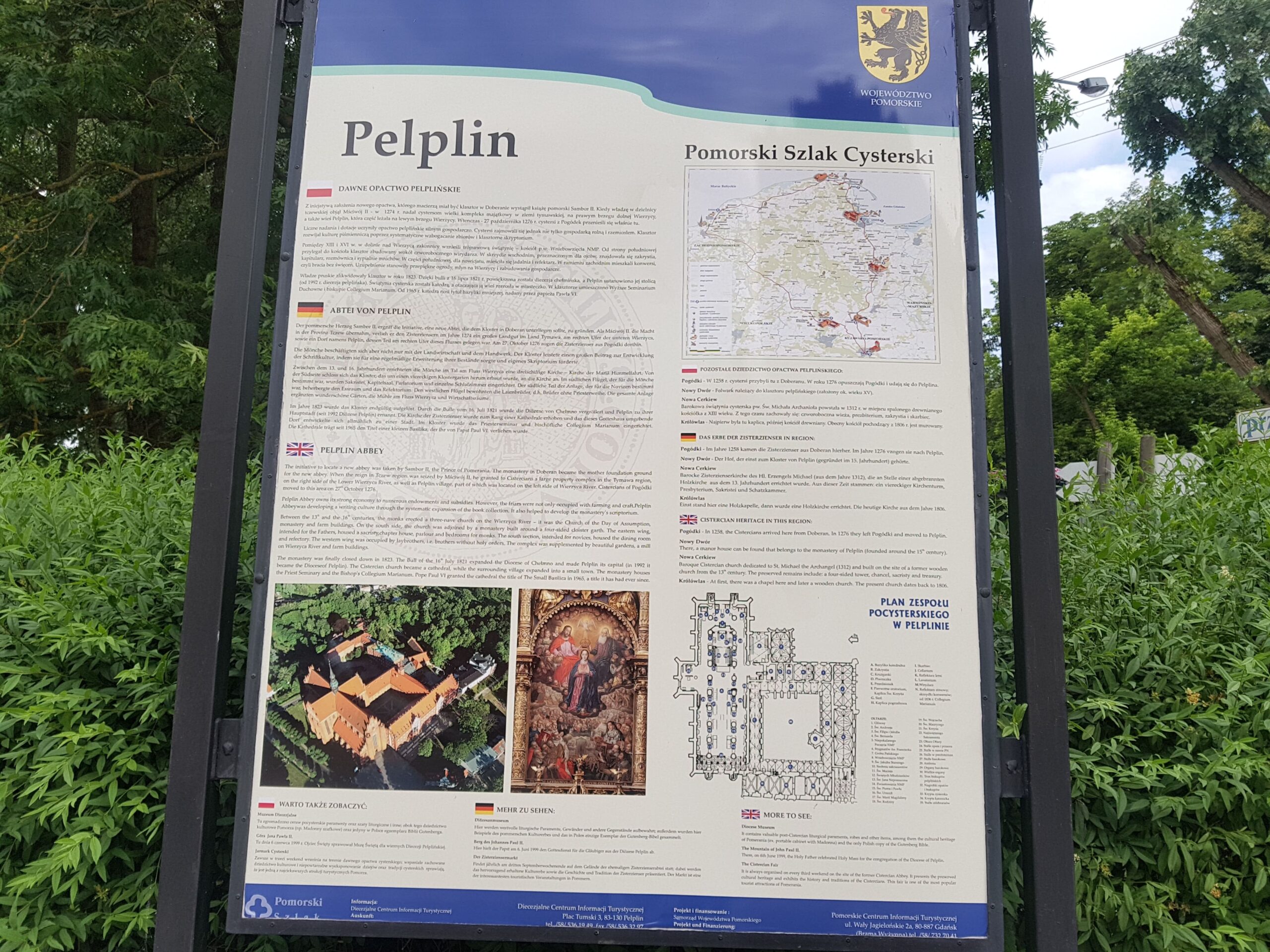 dawne opactwo pelplińskie pelplin atrakcje co warto zobaczyć