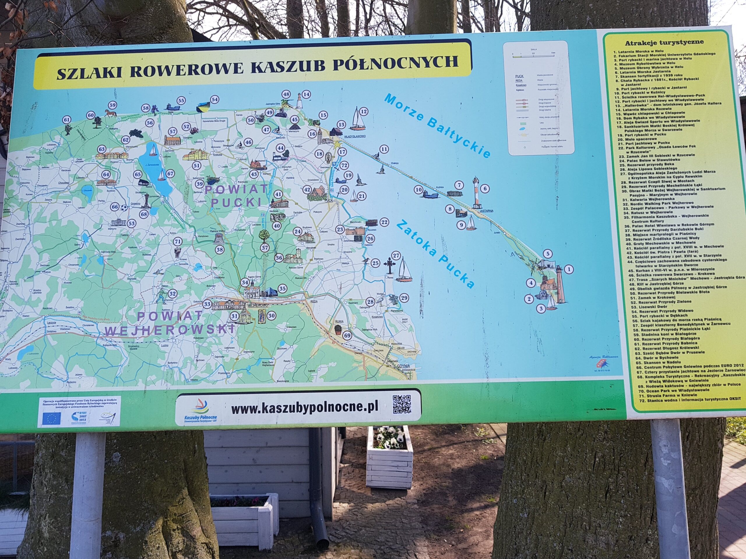 Puck - szlaki rowerowe