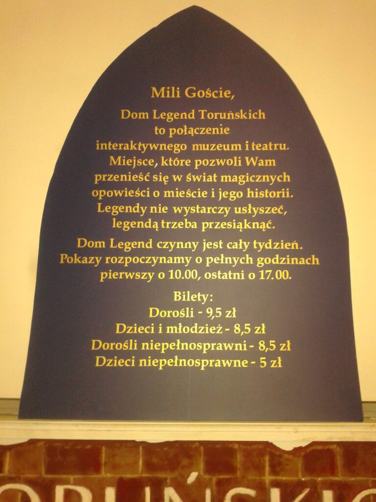 dom legend toruńskich