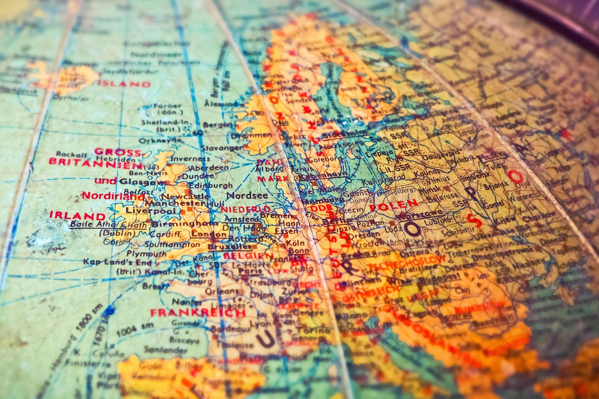 mapa europy