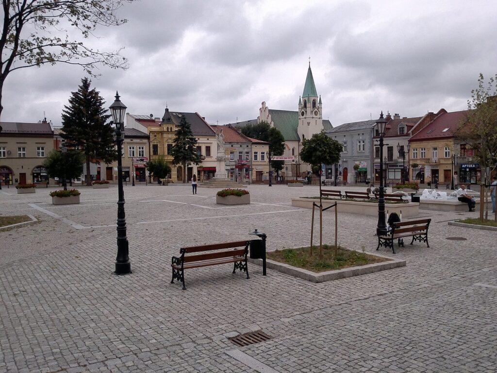 rynek w Brzesku