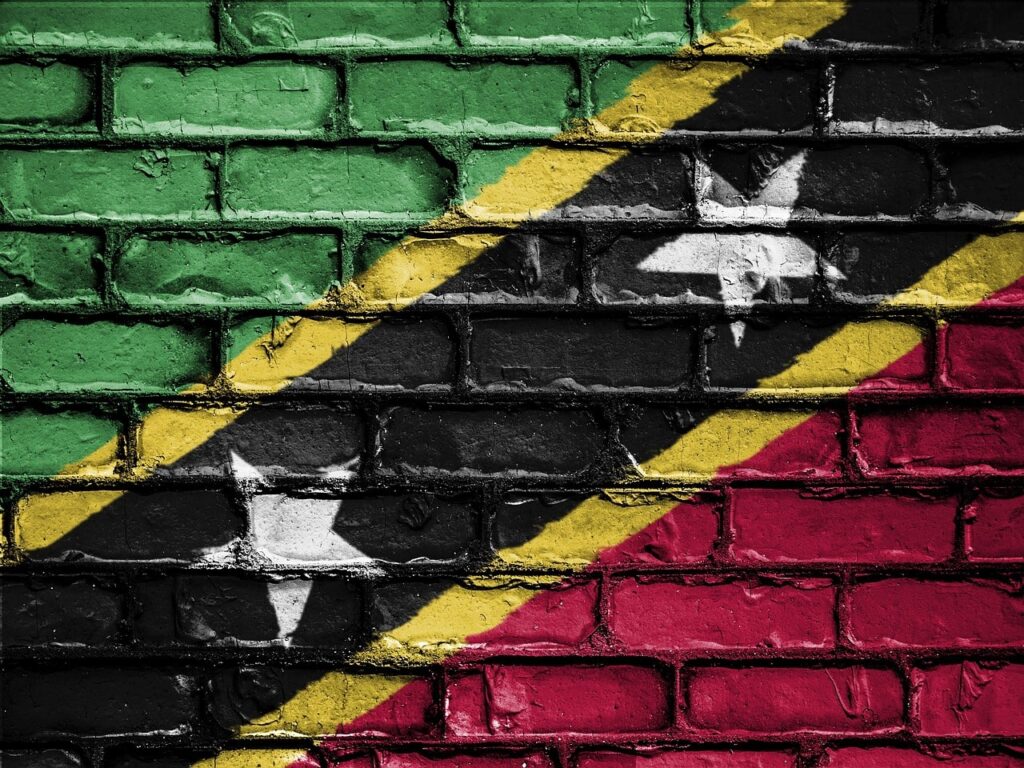 Saint Kitts i Nevis flaga