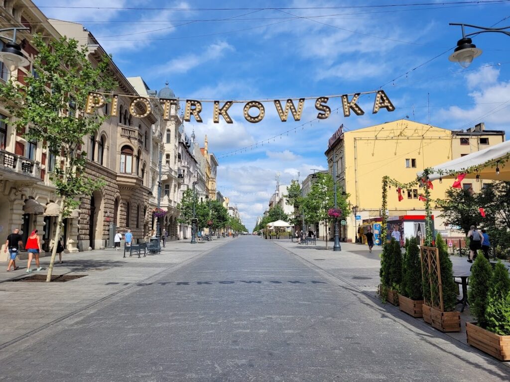 ulica piotrkowska - atrakcje łódź