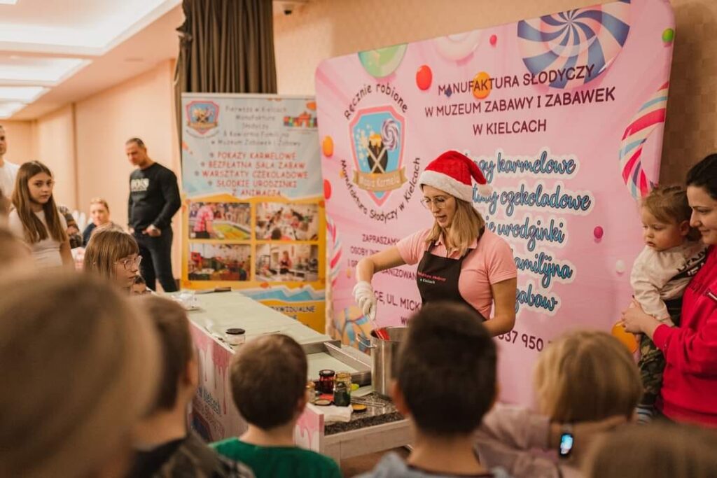 atrakcje dla dzieci kielce - magia karmelu