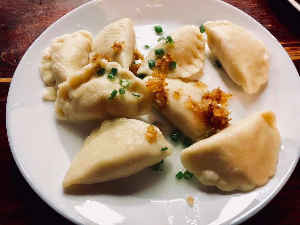 bar mleczny przy kominku